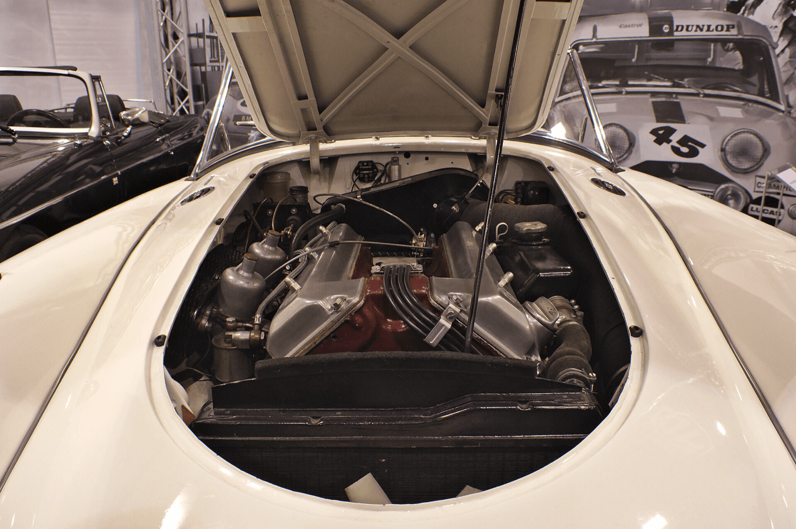 Studio photographed luxury performance parts for the KICKBACK marketplace
